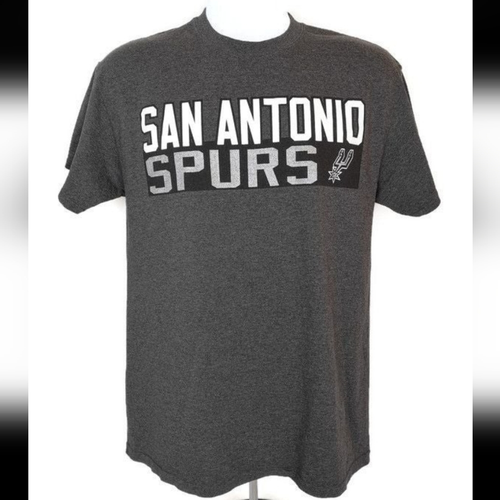 Kawhi Leonard San Antonio Spurs #2 NBA  Men's Vertical T-shirt Dark Gray  Size M